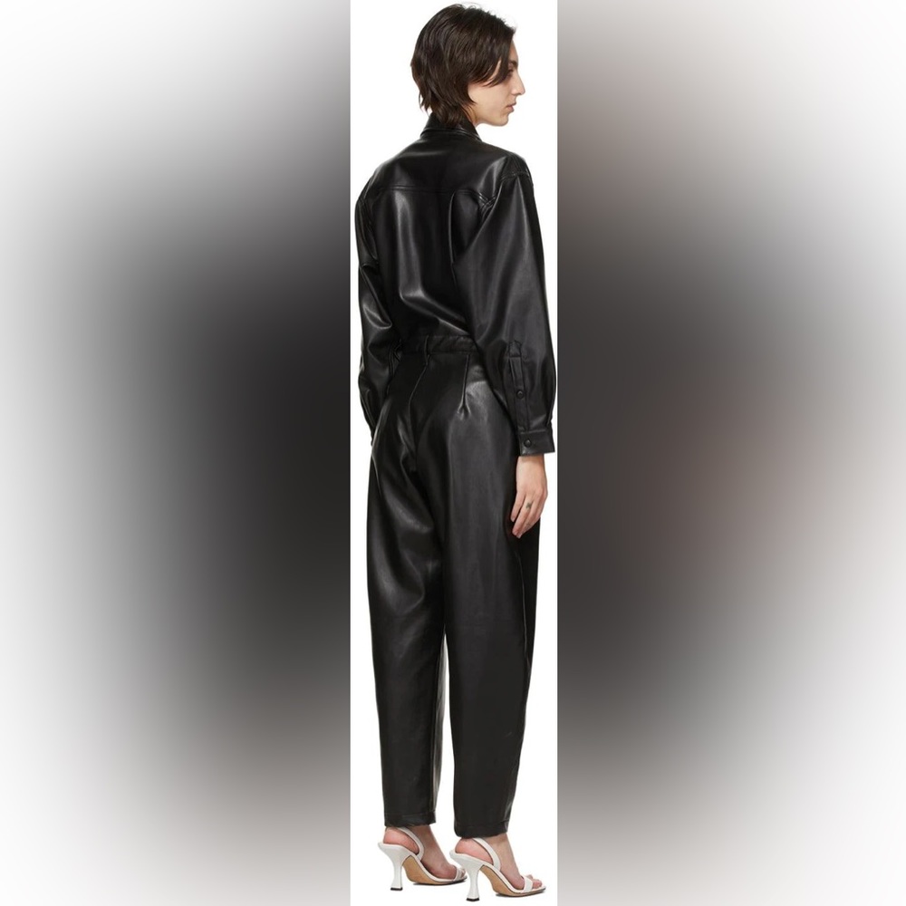 Agolde Vegan Leather Jumpsuit - Picture 2 of 12